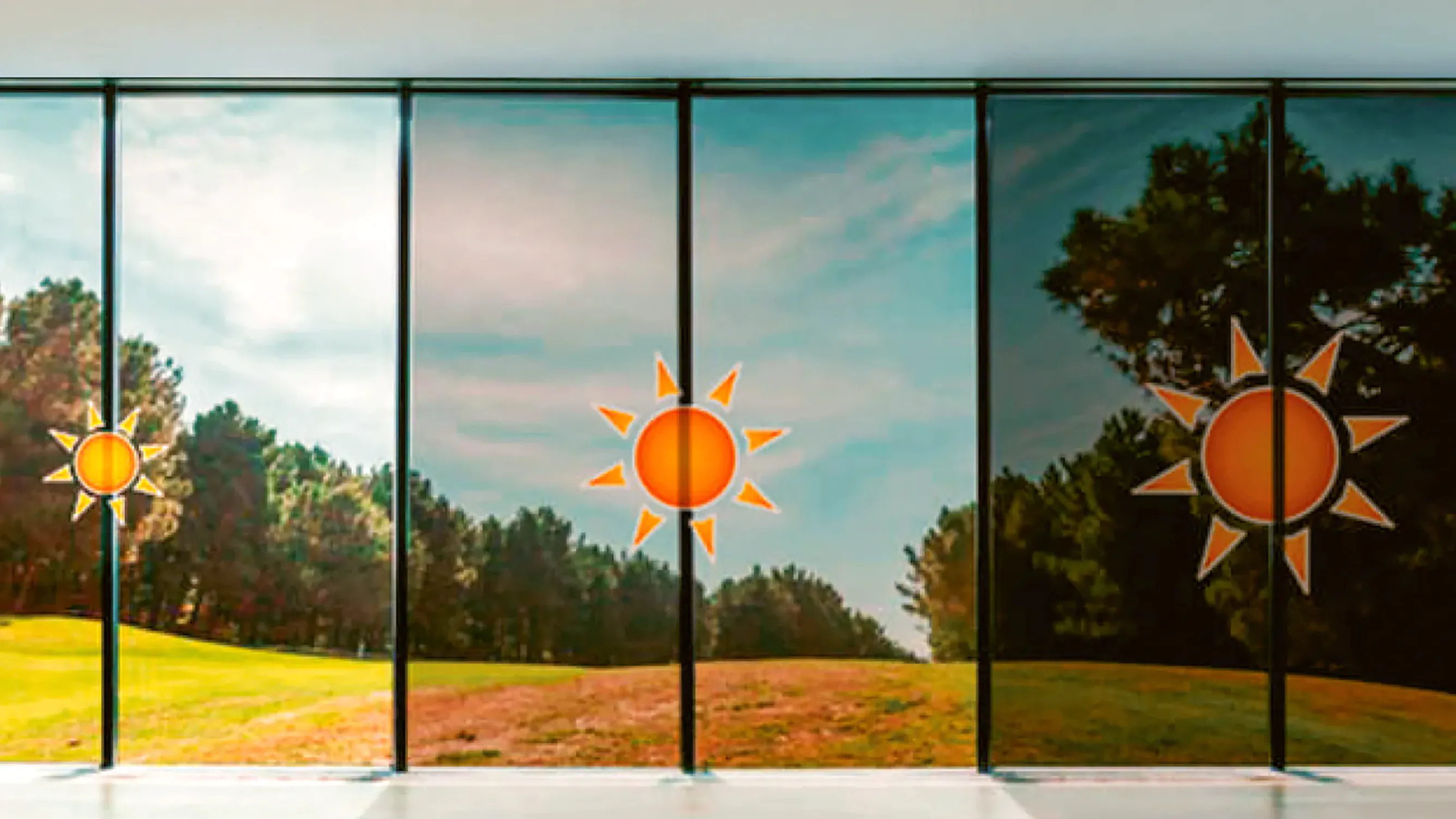 Vinile Photochromic, vidrio fotocromático